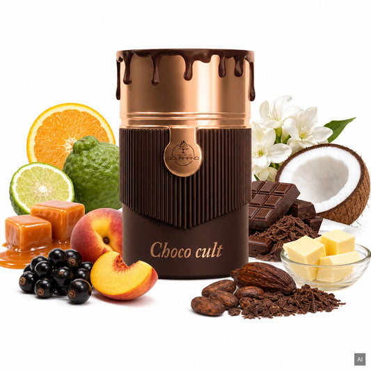 Paris Corner Ministry of Gourmand Choco Cult Eau de Parfum 100 ml – süßer Unisex-Duft mit Schokolade, Karamell und Vanille –