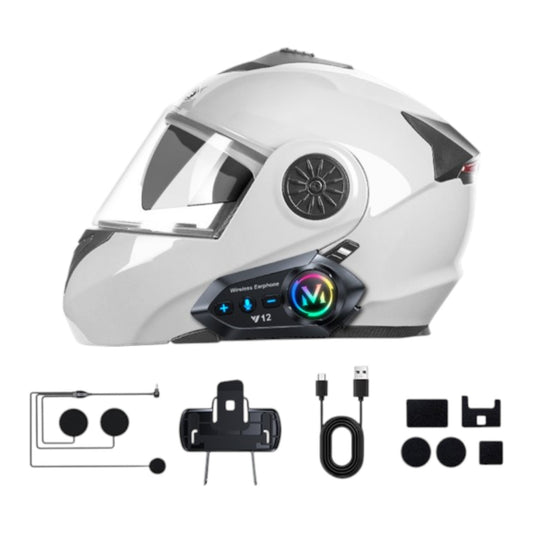 Bluetooth Motorrad Intercom Y12 Pro – Helm Headset mit Sprachassistent & Freisprechfunktion
