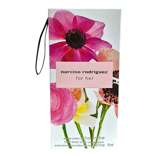 Narciso Rodriguez for Her 100ml EDT +10ml Pure Musc for Her EDP