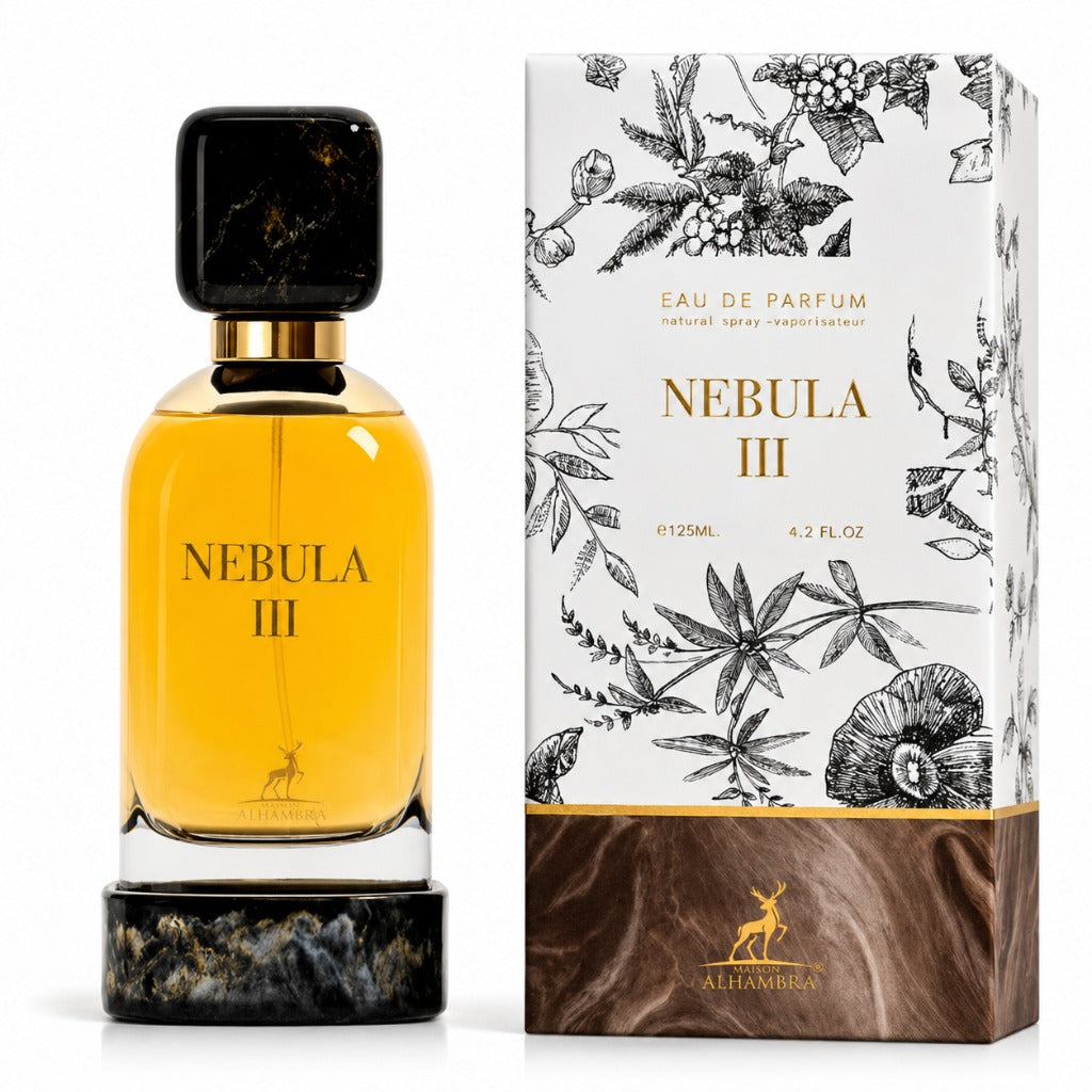 Maison Alhambra Nebula III Eau de Parfum 100 ml – orientalisch-blumiger Unisex-Duft mit Amber und Vanille