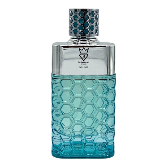 Bujairami No Limit Eau de Parfum 100 ml – frischer Unisex-Duft mit Minze, Zitrone und Ambra