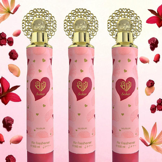 Nusuk Saher Eau de Parfum 100ml / Raumduft Set Luftauffrischer Auswahl