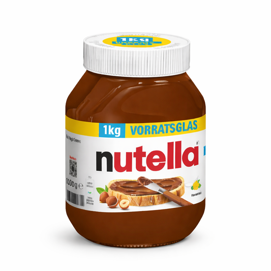 nutella Haselnuss-Schokoaufstrich 1kg Vorratsglas