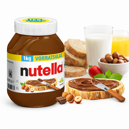 nutella Haselnuss-Schokoaufstrich 1kg Vorratsglas