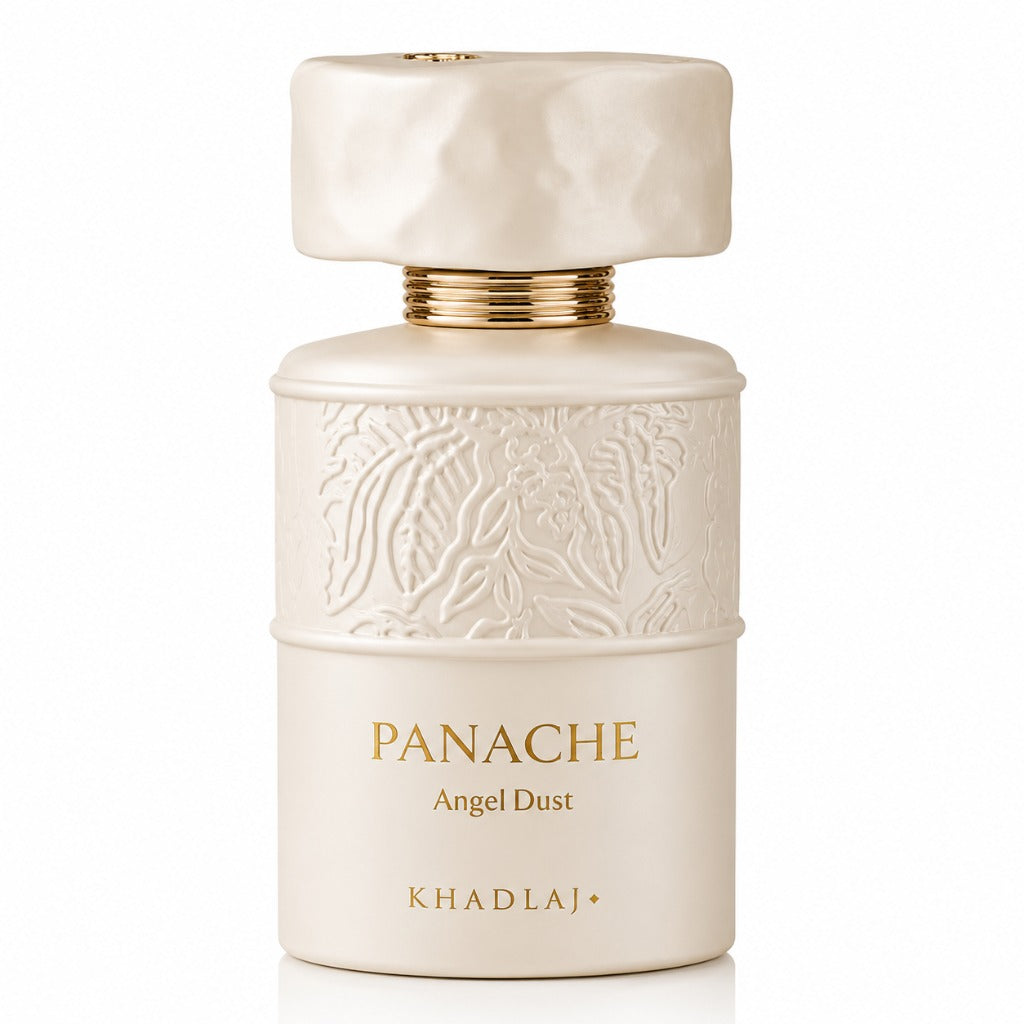 Khadlaj Panache Angel Dust Extrait de Parfum 100 ml – süßer orientalischer Damenduft mit Vanille, Tuberose und Moschus