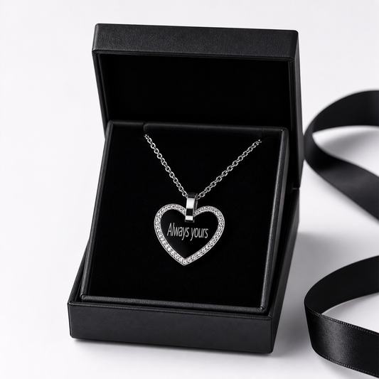 Personalisierte Herz Kette mit Gravur – Individueller Edelstahl Schmuck für besondere Momente