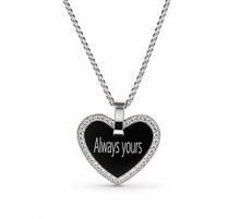 Personalized Heart Necklace with Engraving – Custom Stainless Steel Jewelry for Special Moments