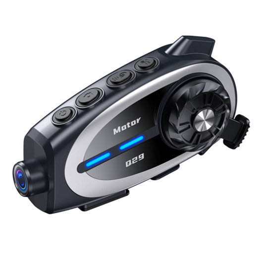 Q29 Motorrad Helm Bluetooth Headset mit 1080P HD Kamera und Intercom – 120° Weitwinkel, IPX6 wasserdicht, Bluetooth 5.4 – Bild 4
