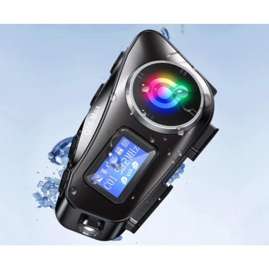 Q58 Max Motorrad Bluetooth Intercom Helm Freisprechanlage mit Mesh, microSD und LED-Taschenlampe – Bild 4
