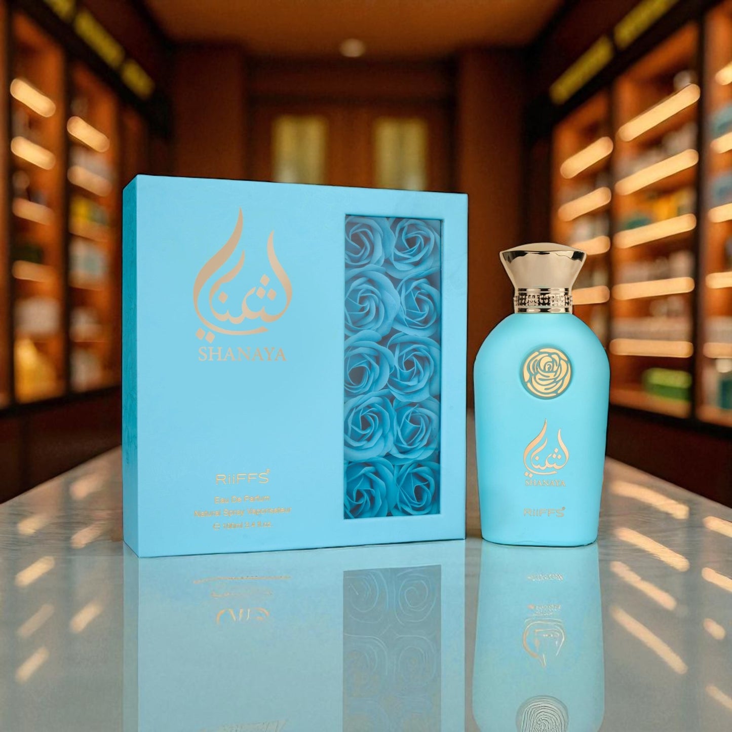RiiFFS Shanaya Eau de Parfum 100ml Geschenkset mit Rose