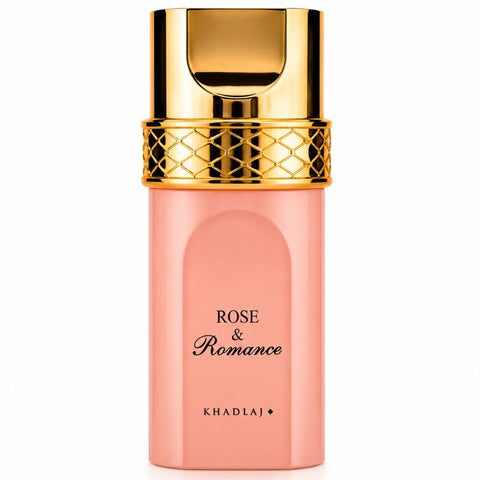 Khadlaj Rose & Romance Eau de Parfum 100 ml – langanhaltender orientalischer Damenduft mit Moschus, Kokos und Vanille