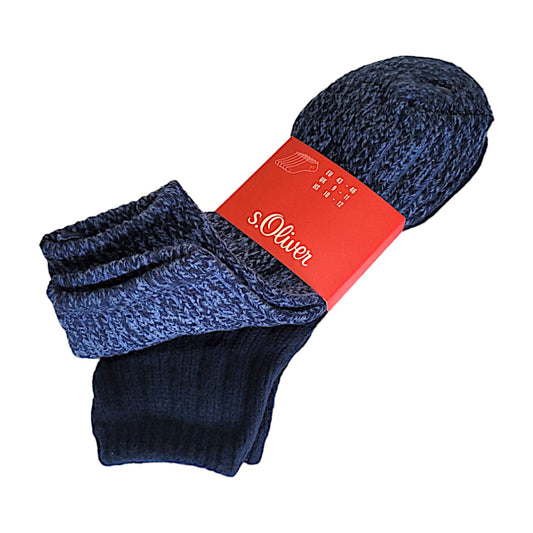 s.Oliver Socken 2er Pack Gr. 43-46 - Blau