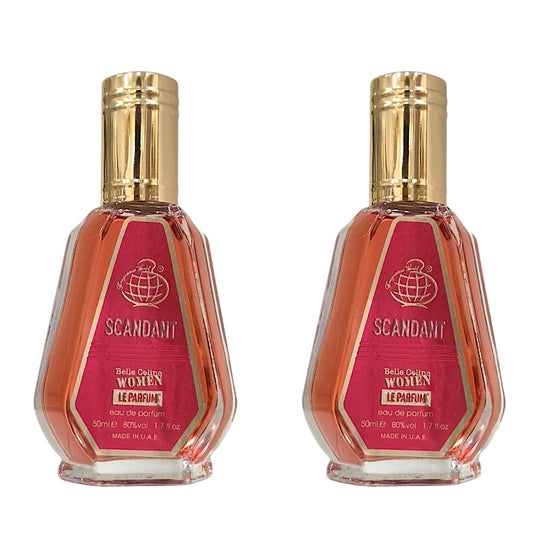Fragrance World SCANDANT Belle Celine Women Le Parfum Eau de Parfum 2x50ml=100ml