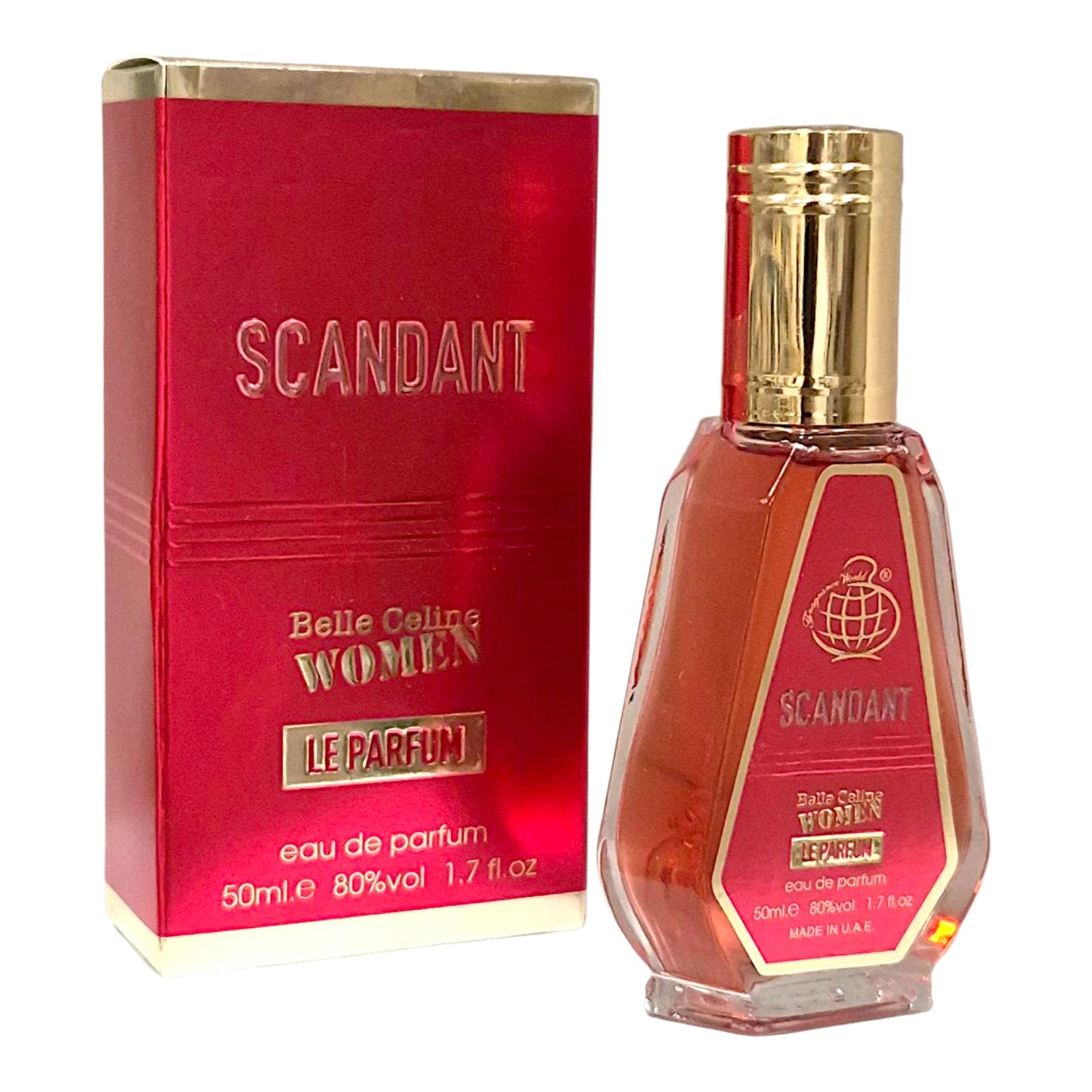 Fragrance World SCANDANT Belle Celine Women Le Parfum Eau de Parfum 2x50ml=100ml