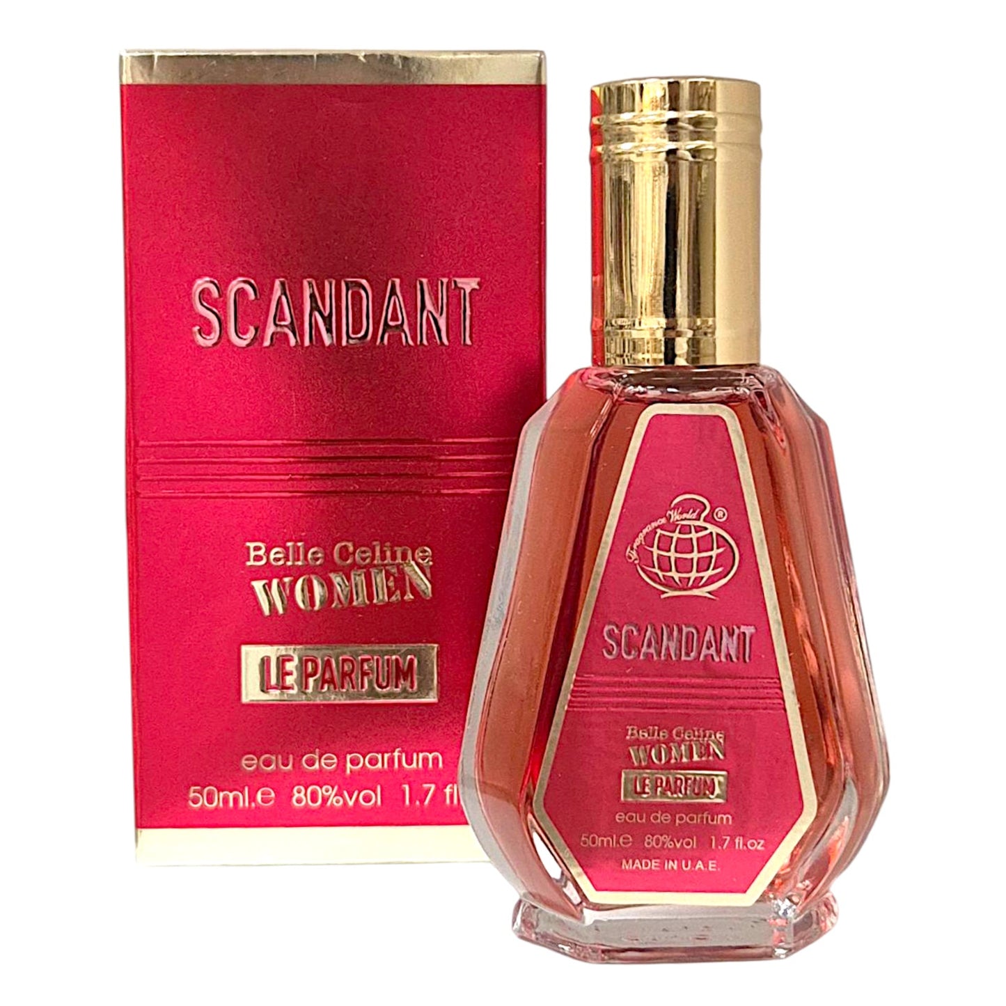 Fragrance World SCANDANT Belle Celine Women Le Parfum Eau de Parfum 2x50ml=100ml
