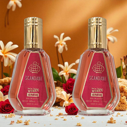 Fragrance World SCANDANT Belle Celine Women Le Parfum Eau de Parfum 2x50ml=100ml