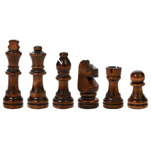 3-in-1 Brettspiel Set aus Holz 29,5 cm – Schach, Dame und Backgammon für Kinder und Erwachsene – Bild 4
