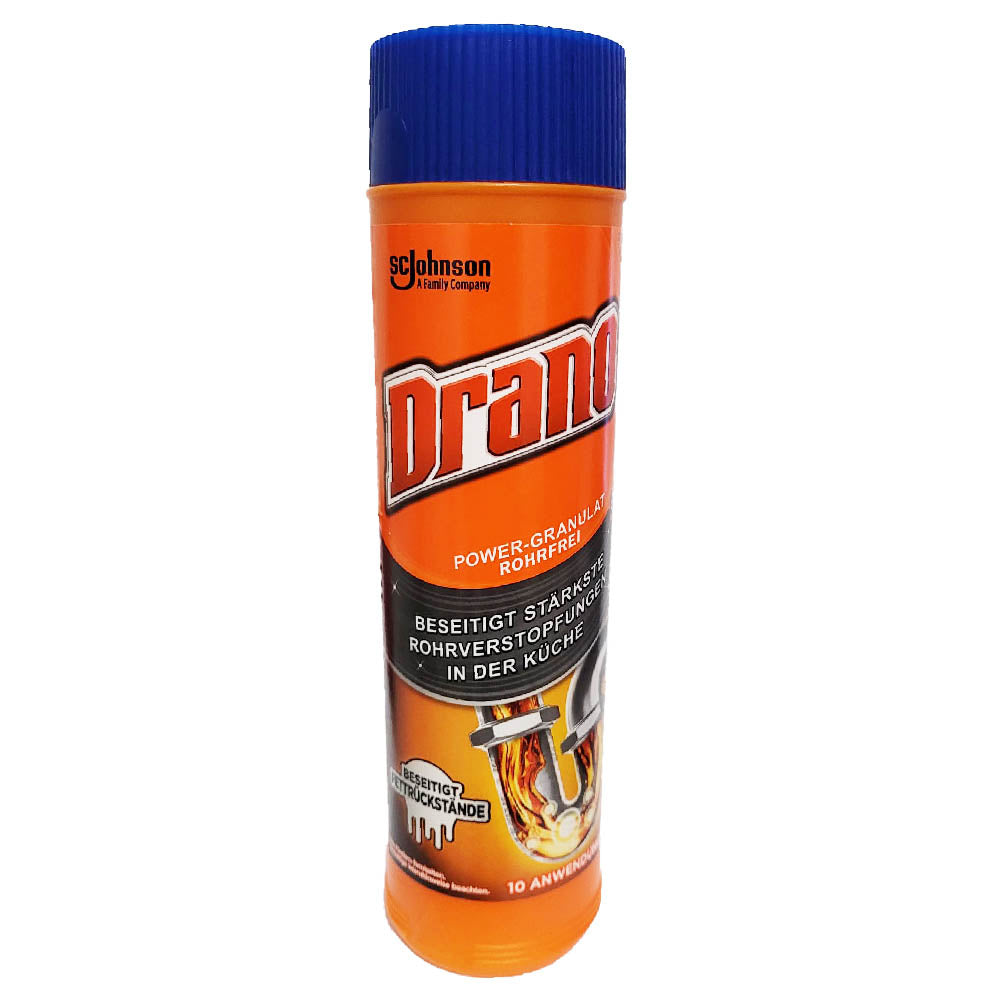 Drano Power Granulat Rohrfrei Abflussreiniger 500g