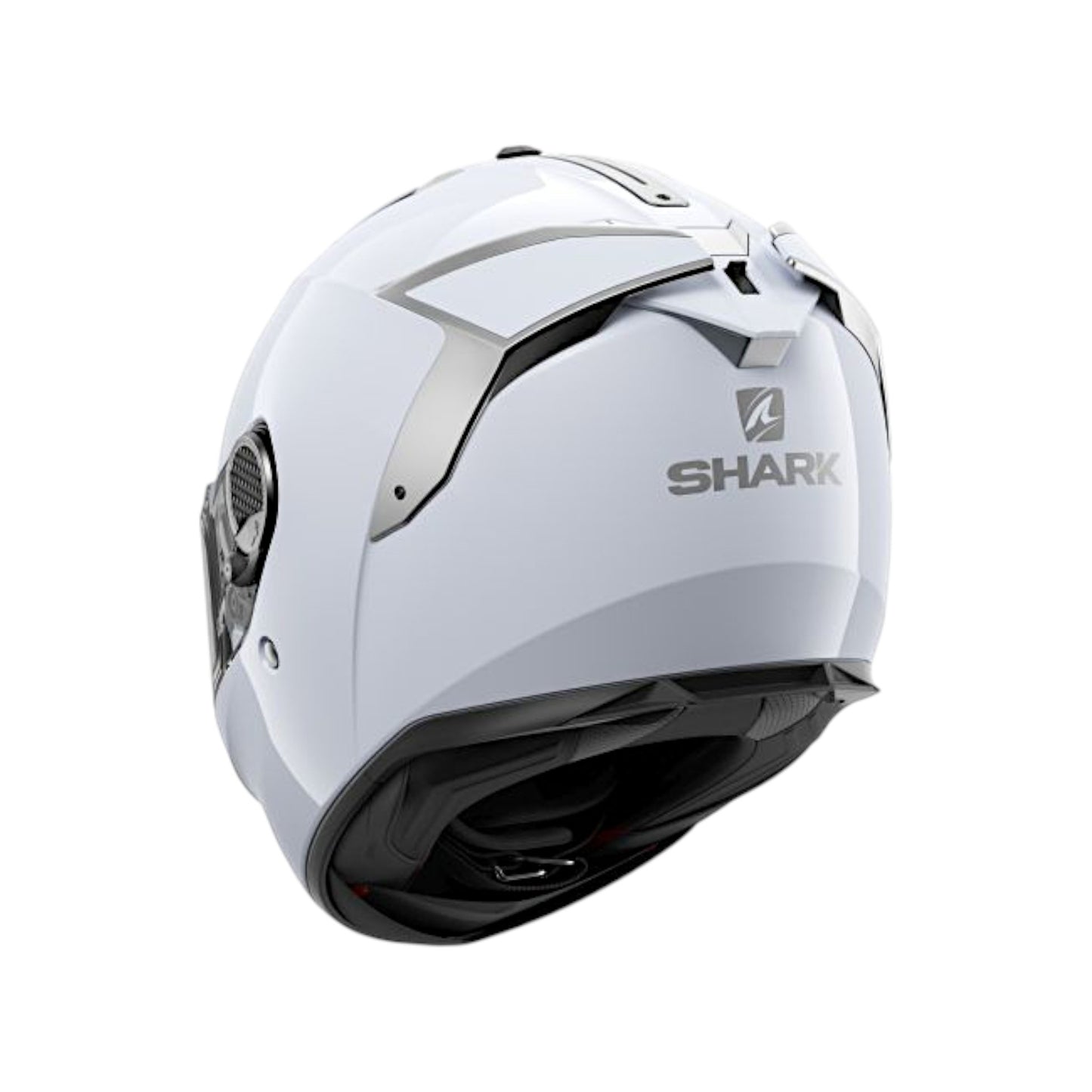 SHARK Motorradhelm Helmet Integral Spartan GT BLANK White Silver Gr. L