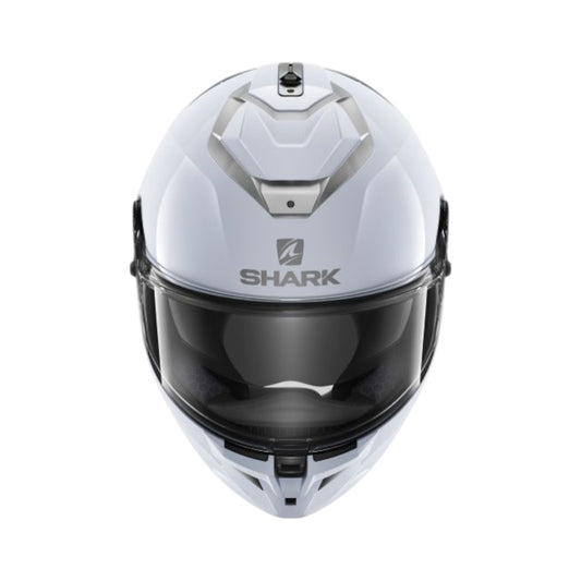 SHARK Motorradhelm Helmet Integral Spartan GT BLANK White Silver Gr. L