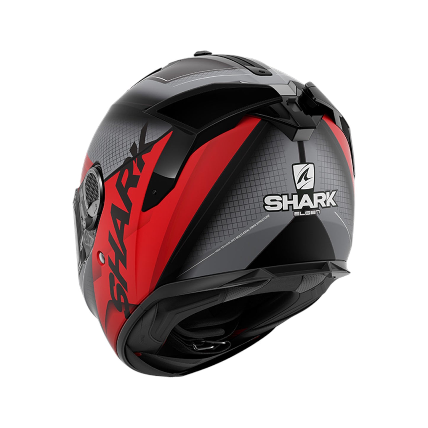 SHARK Motorradhelm Spartan GT Elgen Matt Black-Antracite-Red KAR XL