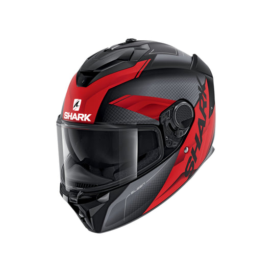 SHARK Motorradhelm Spartan GT Elgen Matt Black-Antracite-Red KAR XL