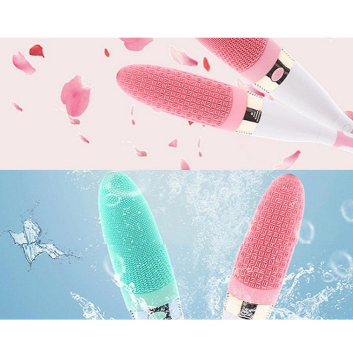 Elektrische Rückenbürste & Körpermassagebürste aus Silikon - wasserdicht