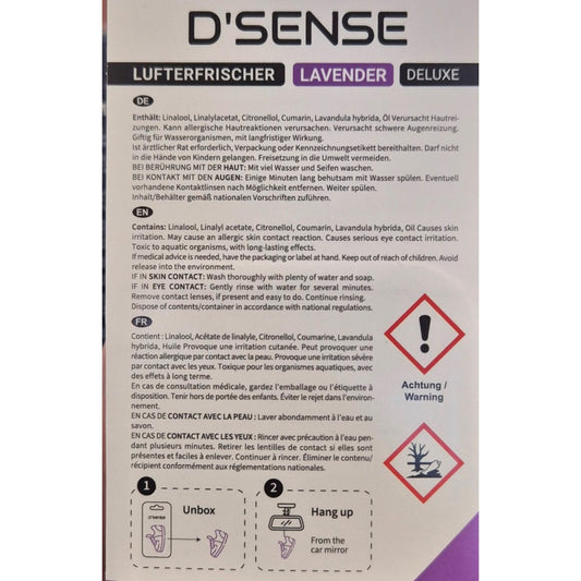 Premium D'Sense Sneaker Auto Lufterfrischer Duft-Anhänger Schuh-Design fruchtig süß mit Kirsche Apfel Vanille Unisex – Bild 2