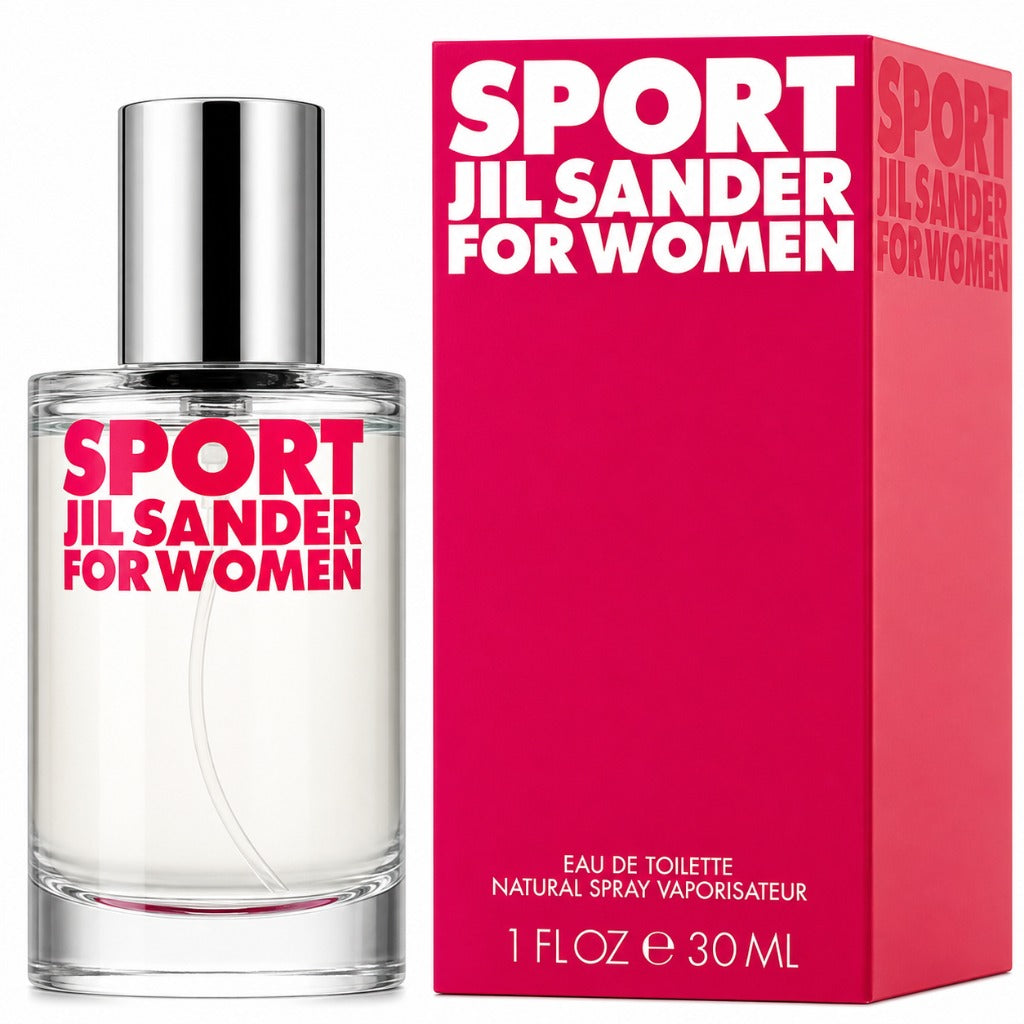 Jil Sander Sport For Women Eau de Toilette 30 ml – frischer Damenduft mit Grapefruit und Schwarzer Johannisbeere
