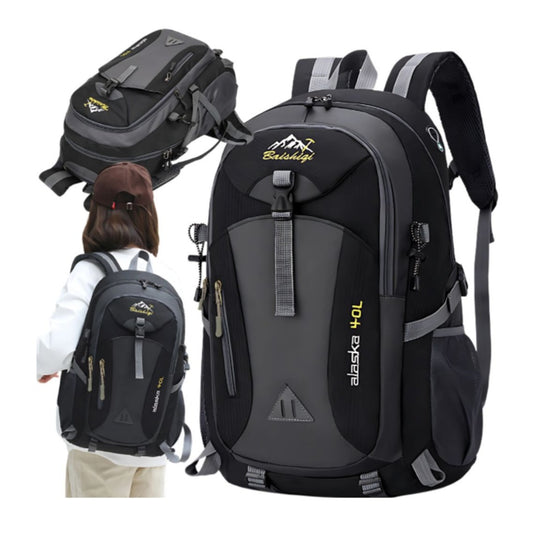 Sportrucksack 40L in Blau – Trekkingrucksack für Wandern, Camping und Outdoor, 50x25x18 cm – Bild 2