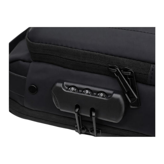 Stadtrucksack Sling Bag mit USB & Zahlenschloss - Diebstahlsicher
