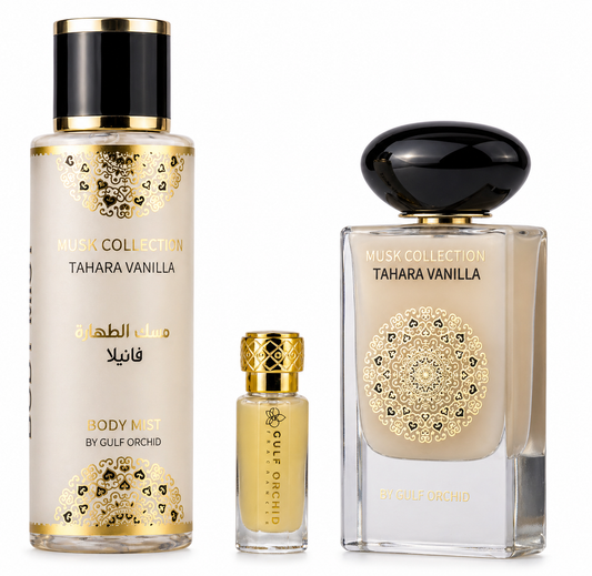 Gulf Orchid Tahara Vanilla EDP Geschenkset 3 teilig