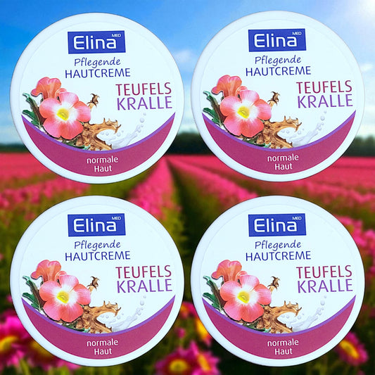 Elina Hautcreme für Normale Haut Teufels Kralle 4x150ml=600ml