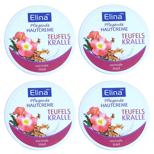 Elina Hautcreme für Normale Haut Teufels Kralle 4x150ml=600ml