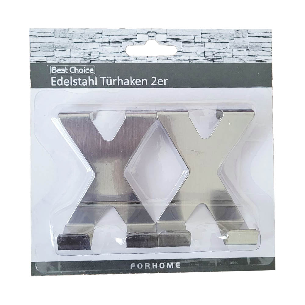 2x Türhaken Türgarderobe Kleiderhaken von Best Choice