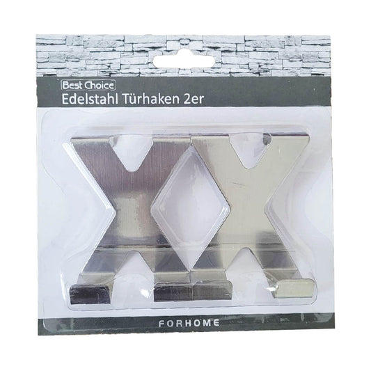 2x Türhaken Türgarderobe Kleiderhaken von Best Choice