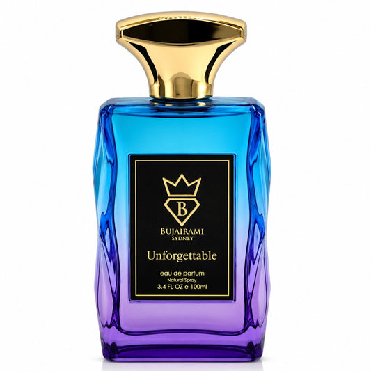 Bujairami Unforgettable Eau de Parfum 100 ml – frischer Herrenduft mit Bergamot, Ingwer und Grapefruit