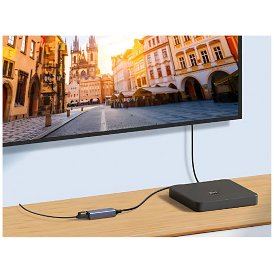 USB 3.0 Ethernet Adapter RJ45 100 Mbps LAN Netzwerkadapter in Grau – Plug and Play für Laptop und PC – Bild 4