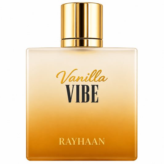 Rayhaan Vanilla Vibe Eau de Parfum 100 ml – süß-orientalischer Unisex-Duft mit Vanille, Amber und Oud