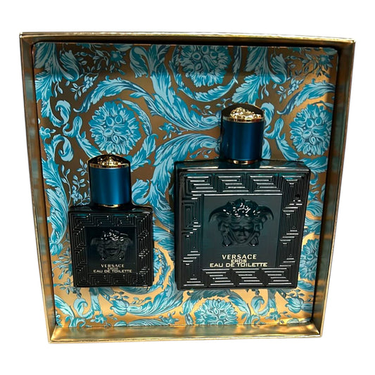 Versace Eros Set Eau de Toieltte 100ml + EDT 30ml Geschenkset