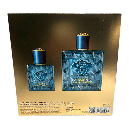 Versace Eros Set Eau de Toieltte 100ml + EDT 30ml Geschenkset