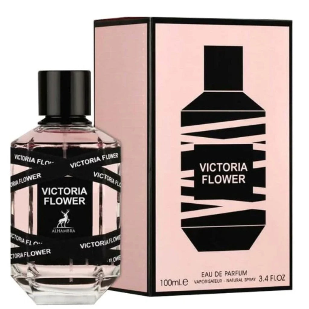 Maison Alhambra Victoria Flower Eau de Parfum 100 ml – blumig-orientalischer Damenduft mit Jasmin, Rose und Vanille – Bild 2