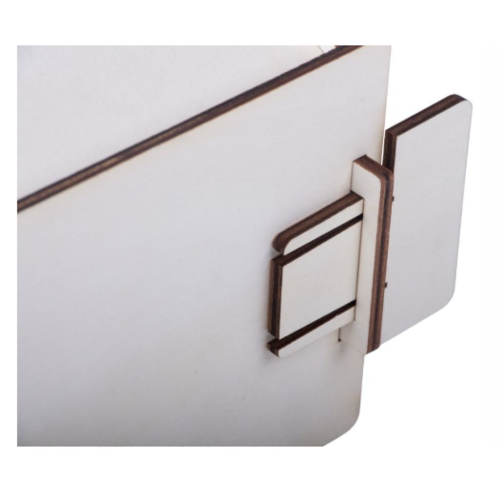 Vogelhaus Nistkasten Holz-Bausatz 25x20x19 cm – DIY Bastelprojekt für Garten und Balkon, bemalbar – Bild 9