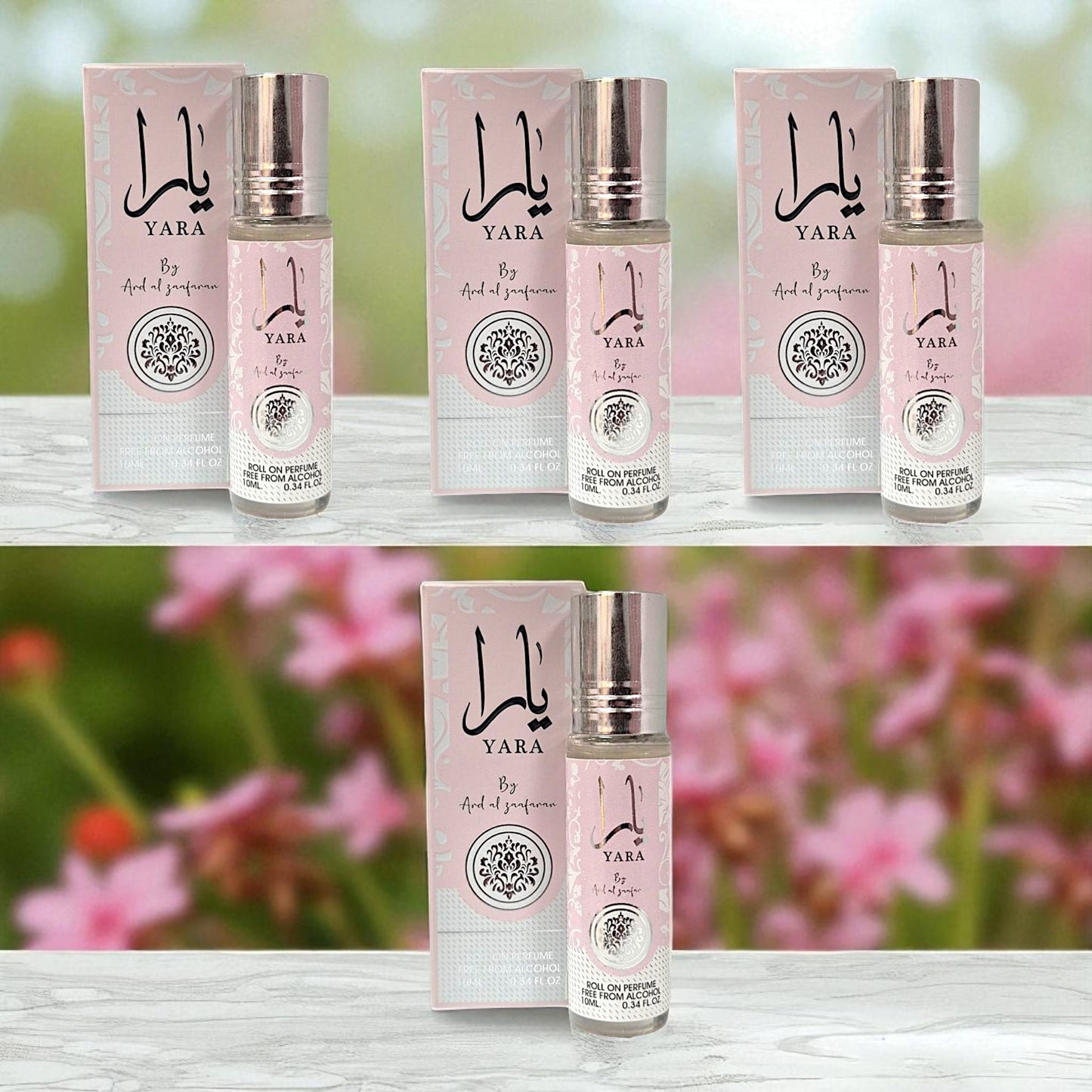 Ard Al Zaafaran Yara Parfümöl Orientalischer Roll-On Duftöl 3x10ml=30ml + 1 Gratis