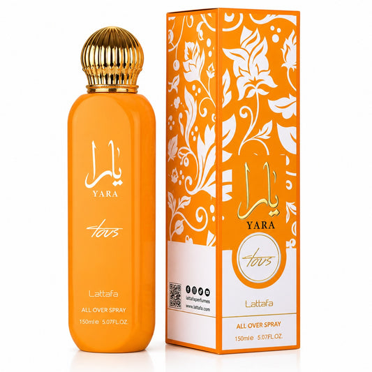 Lattafa Yara Tous All Over Spray 150 ml – Tropisch süßer Body Spray