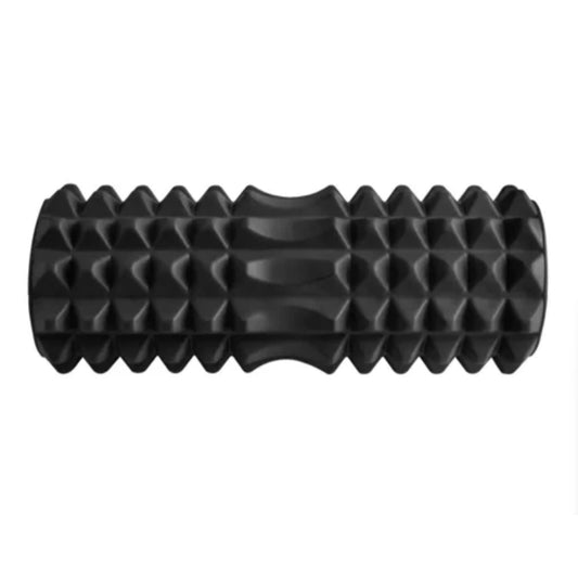 Trizand Faszienrolle Massagerolle Schwarz 33x12 cm – EVA-Schaumstoffrolle mit Noppen für Yoga Pilates Fitness – Bild 4