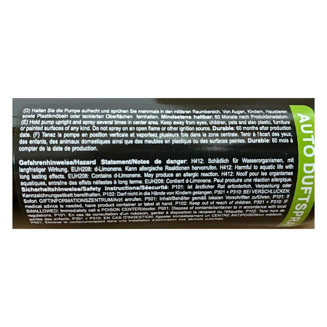 Premium D' Sense Auto Duftspray Apfel 75 ml