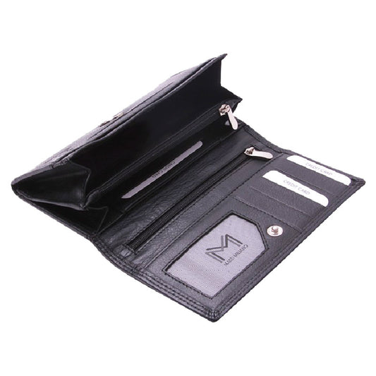 Damen Geldbörse Portemonnaie Geldbeutel Nappaleder