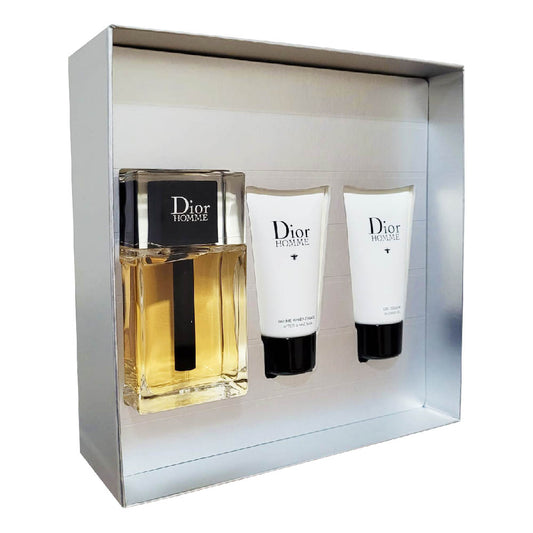 Dior Homme Set Eau de Toilette 100 ml After Shave Balm 50 ml Duschgel 50 ml