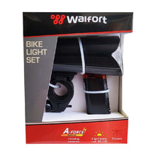 Walfort Fahrradlicht Set StVZO zugelassen inkl. Batterie
